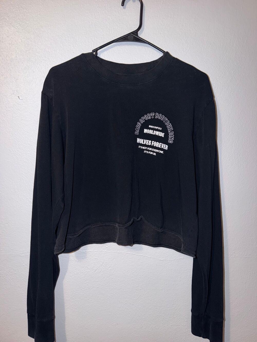 Darc Sport Long Sleeve Cropped Tshirt